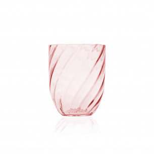 Rosa Swirl Glas fra Anna Von Lipa