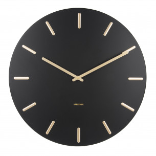 Karlsson Charm vægur - Sort. Present Time Ø45 cm