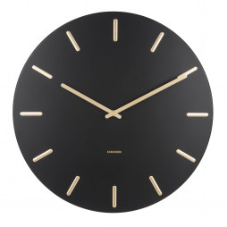 Karlsson Charm vægur - Sort. Present Time Ø45 cm