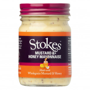 Stokes Mustard & Honey Mayonnaise, 215 gram