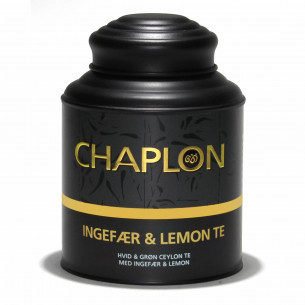 Ingefær og lemon te fra Chaplon Tea i dåse