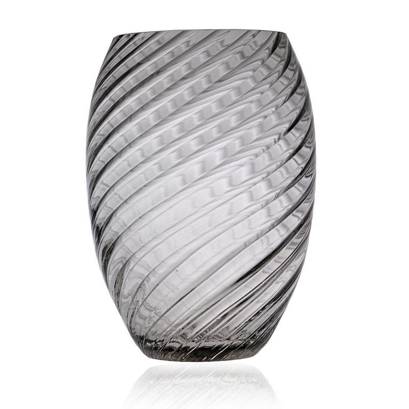 Elipse Vase i grey smoke fra Anna Von Lipa