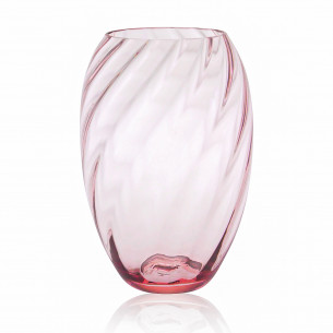 Lyserød Elipse Vase fra Anna Von Lipa