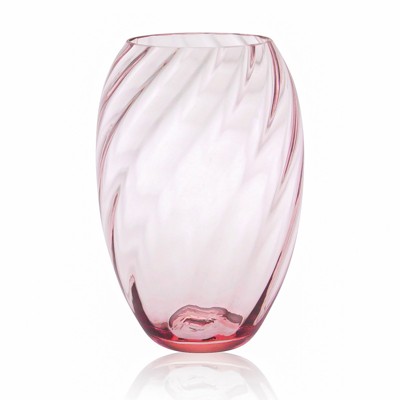 Lyserød Elipse Vase fra Anna Von Lipa
