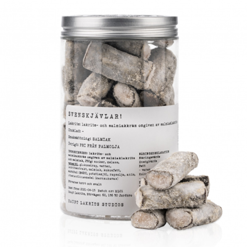 Svenskjävlar fra Haupt Lakrits - svensk saltet lakrids