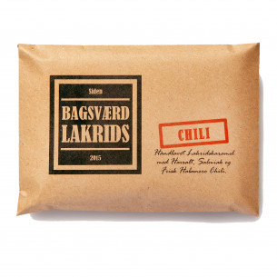Chili Lakrids fra Bagsværd Lakrids - Lakrids plade