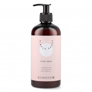 Opvaskemiddel (450 ml) med duft af geranium, lavendel og patchouli fra Simple Goods