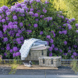 Super smukke quilts fra Speedtsberg - blå med mønster