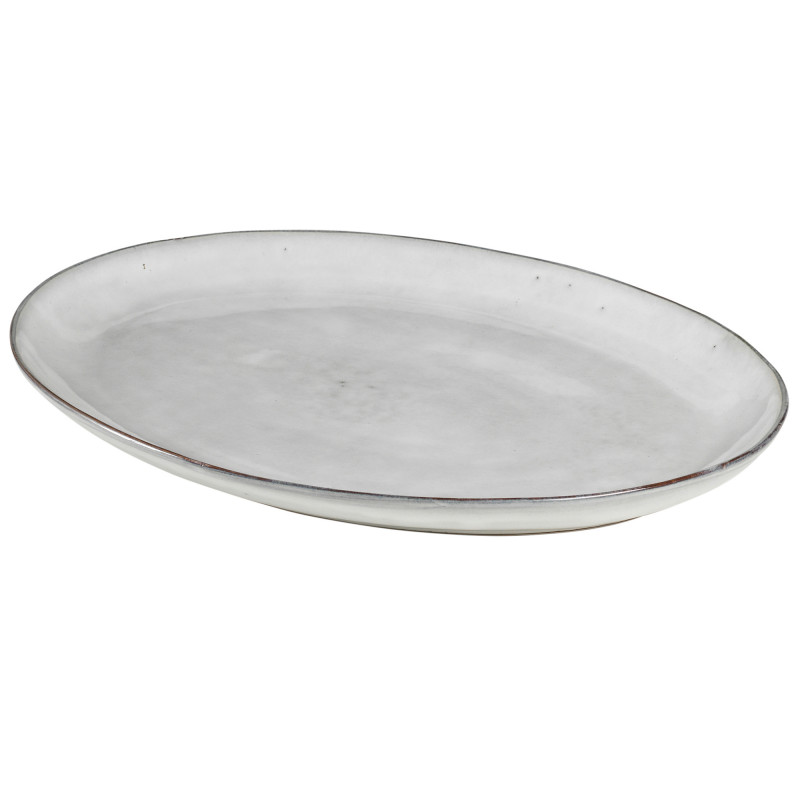 Nordic Sand Ovalt Fad - Broste Copenhagen