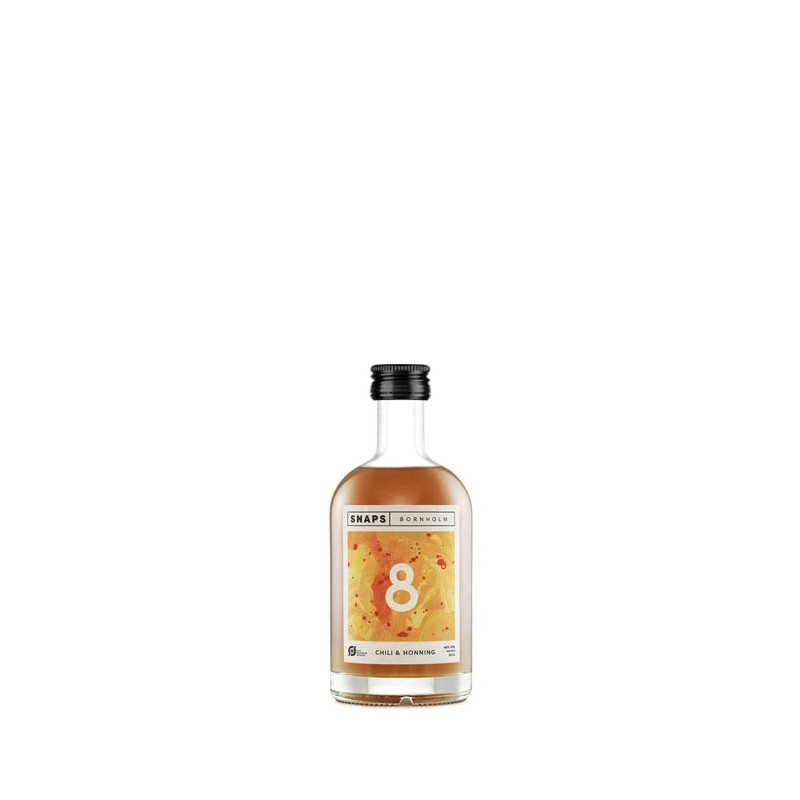 No. 8 snaps med chili og honning (5 cl) fra Bornholm Snaps