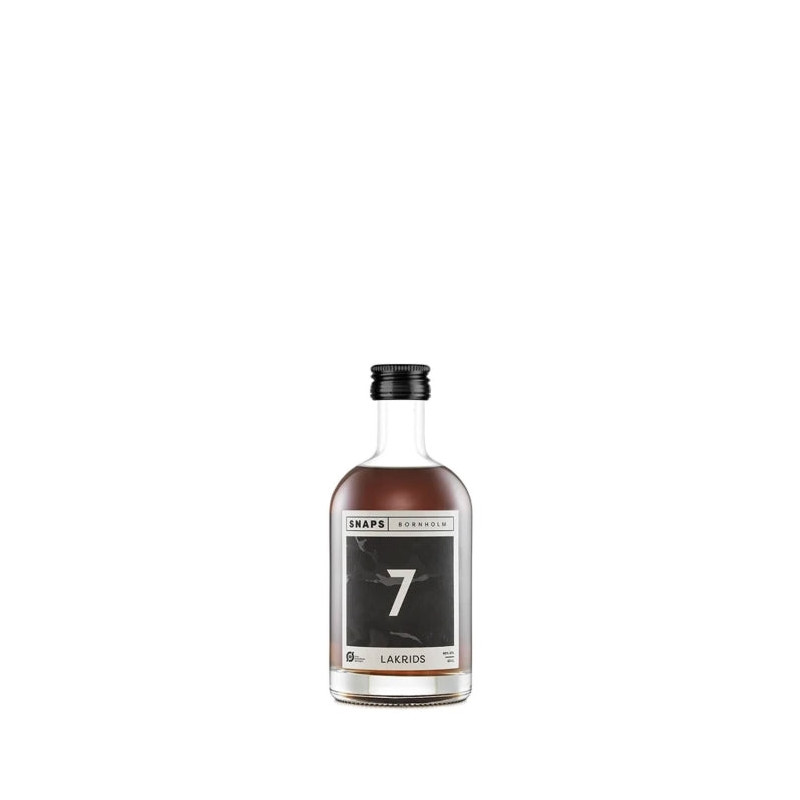 No. 7 Lakrids snaps (5 cl) fra Bornholm Snaps