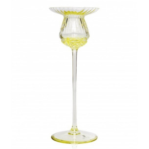Tulipan lysestage i citron gul (20 cm) fra Anna von Lipa