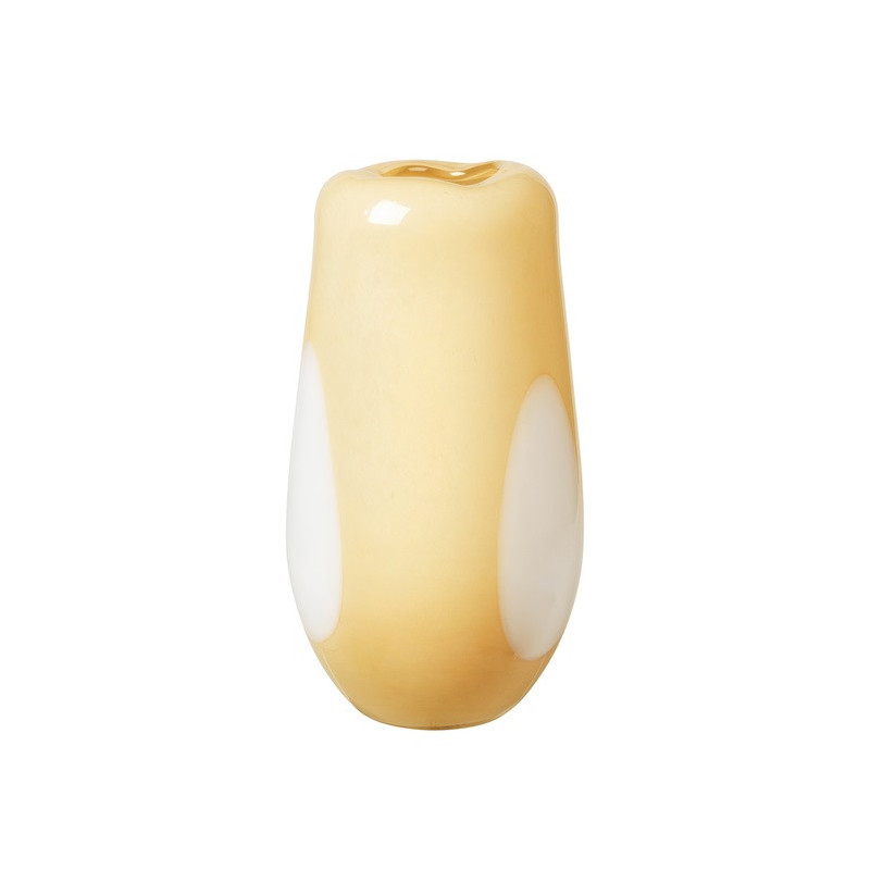 Ada Dot vase i gul (stor) fra Broste Copenhagen
