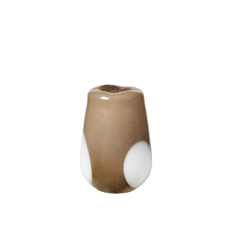Ada vase, Dot brun (26 cm) fra Broste Copenhagen