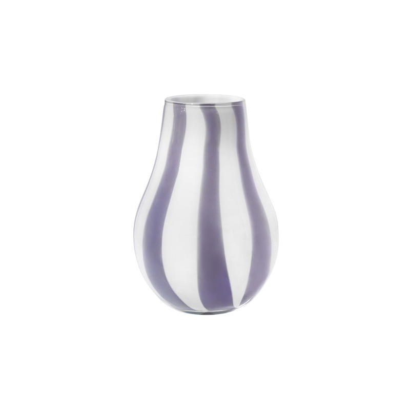 Ada Stripe vase i lilla fra Broste Copenhagen