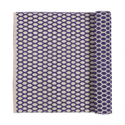Boris tæppe, Maritime Blue (140 x 70 cm) fra Broste Copenhagen