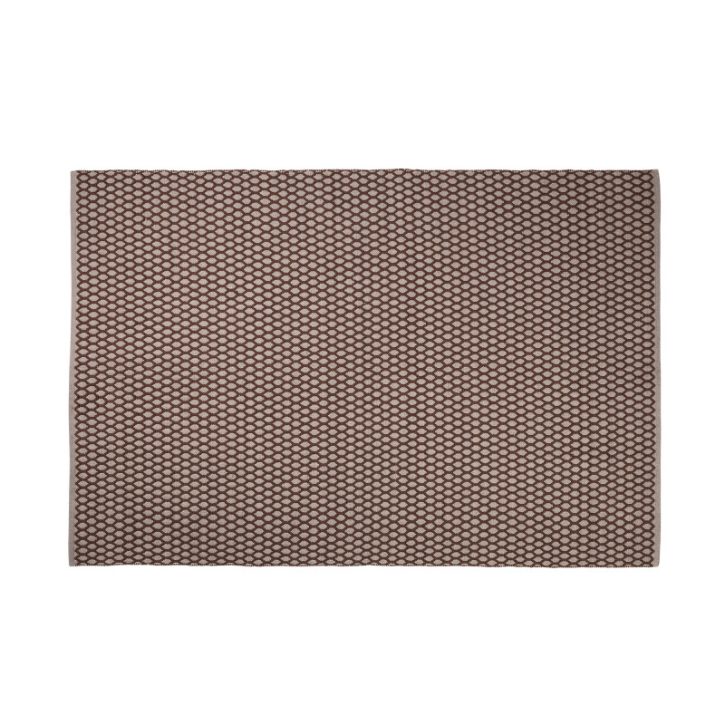 Boris tæppe i Dark Carafe Brown (200 x 140 cm) fra Broste Copenhagen