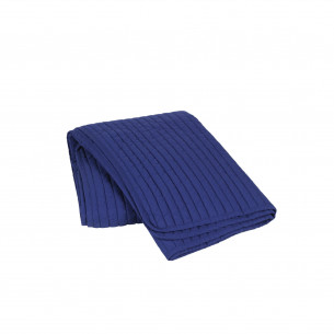 Sena Plaid (180x130 cm) i Maritime Blue fra Broste Copenhagen