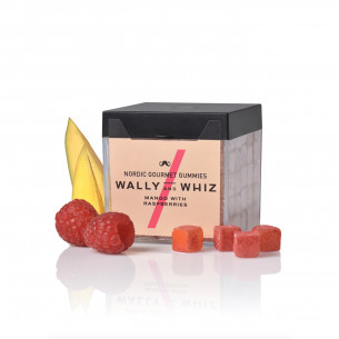 Vingummi med mango og hindbær fra Wally and Whiz