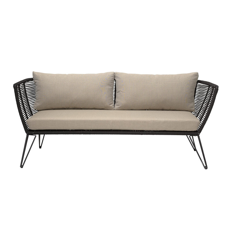 Mundo lounge sofa i sort fra Bloomingville
