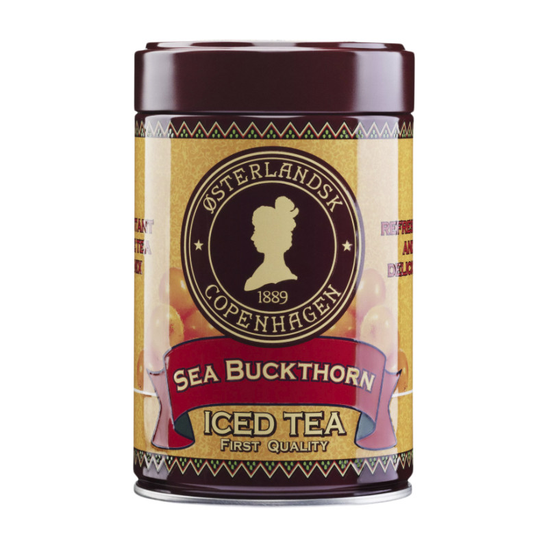 Iced Tea Havtorn pulver (500 gram) i fin dåse fra Østerlandsk Thehus