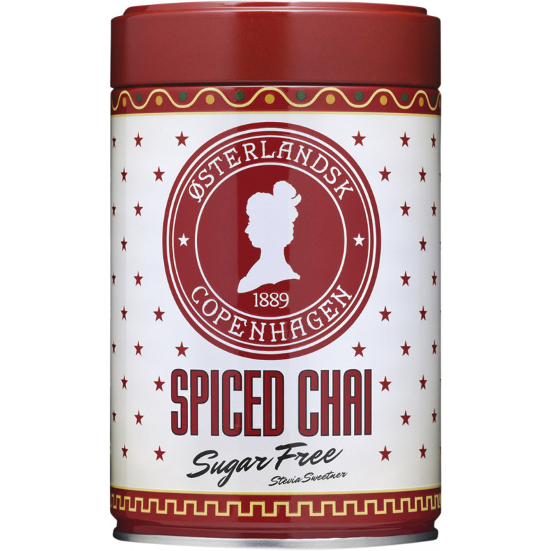 Sukkerfri Spiced Chai pulver (400 gram) i fin dåse fra Østerlandsk Thehus