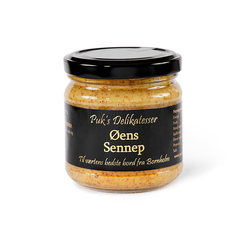 Øens Sennep (200 gram) fra Puk's Delikatesser