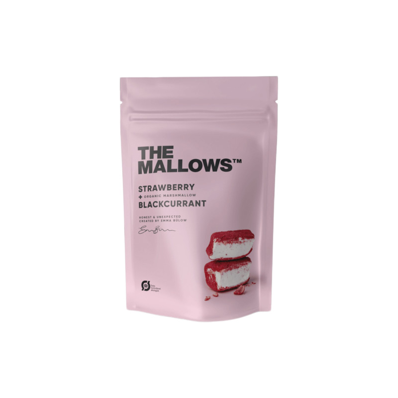 Jordbær & Solbær Skumfiduser fra The Mallows - 80 gram