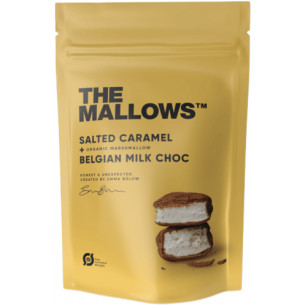 Salted Caramel & Belgian Milk Choc skumfiduser (150 gram) fra The Mallows