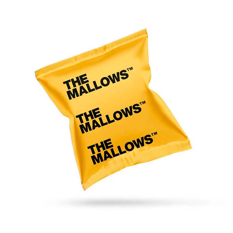 Salted Caramel & Belgian Milk Choc Skumfidus (5 gram) i flowpack fra The Mallows