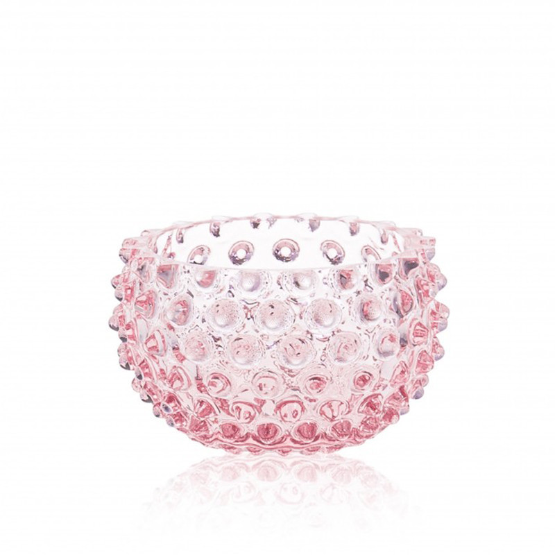 Hobnail Tapas Skål - 11,5 cm i rosa fra Anna von Lipa