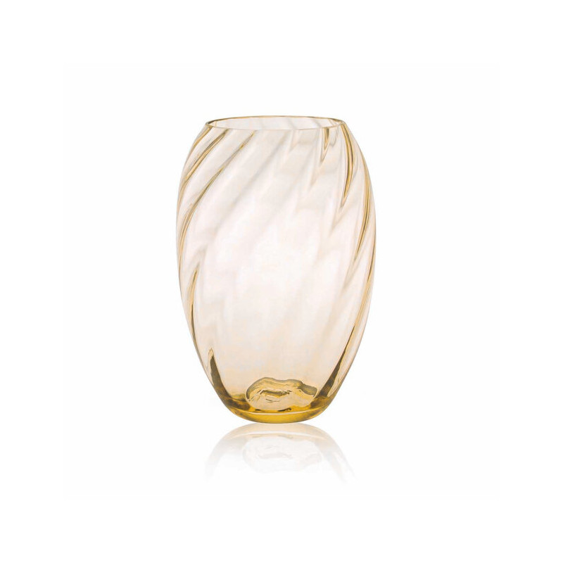 Elipse vase i citron fra Anna von Lipa