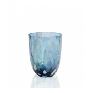 Big Confetti glas i aqua, rosa og vanilje (250 ml) fra Anna von Lipa