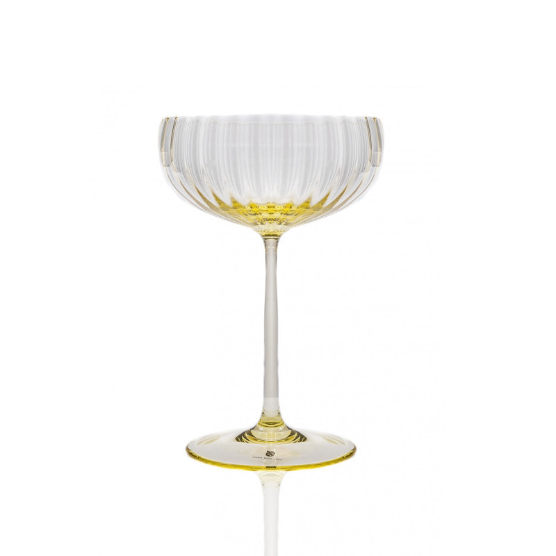 Lyon champagneskål i citron (2 stk) fra Anna von Lipa