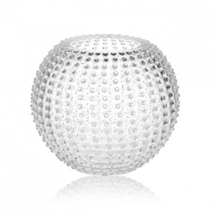 Hobnail Globe vase (Ø: 24 cm) i klar krystal fra Anna von Lipa