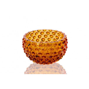 Hobnail Tapas skål (Ø: 11,5 cm) i Amber fra Anna von Lipa