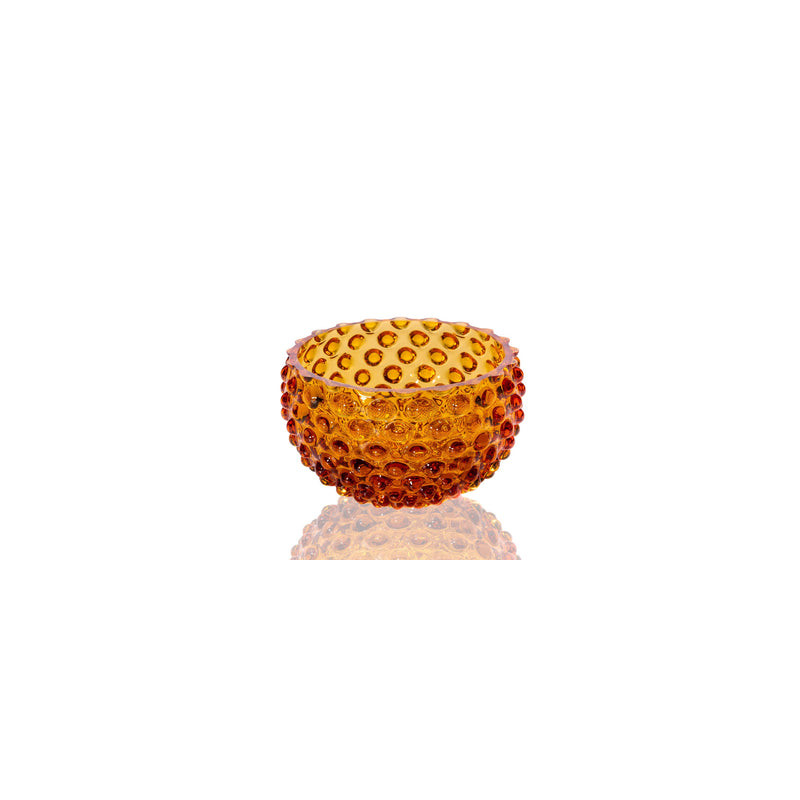 Hobnail Tapas skål (Ø: 11,5 cm) i Amber fra Anna von Lipa