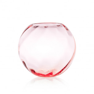 Swirl Globe vase (Ø: 18 cm) i rosa fra Anna von Lipa