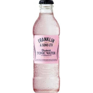 Rabarber tonic med hibiscus (200 ml) fra Franklin & Sons
