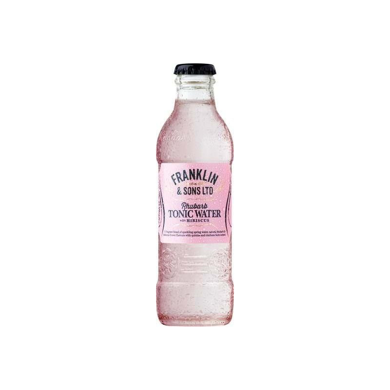 Rabarber tonic med hibiscus (200 ml) fra Franklin & Sons