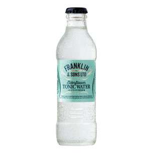 Elderflower Tonic Water (200 ml) tonic med hyldeblomst fra Franklin & Sons
