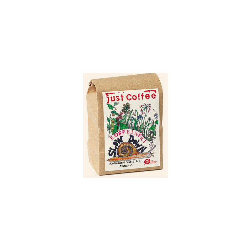 Slowdown Koffeinfri Kaffebønner (500 gram) fra Just Coffee