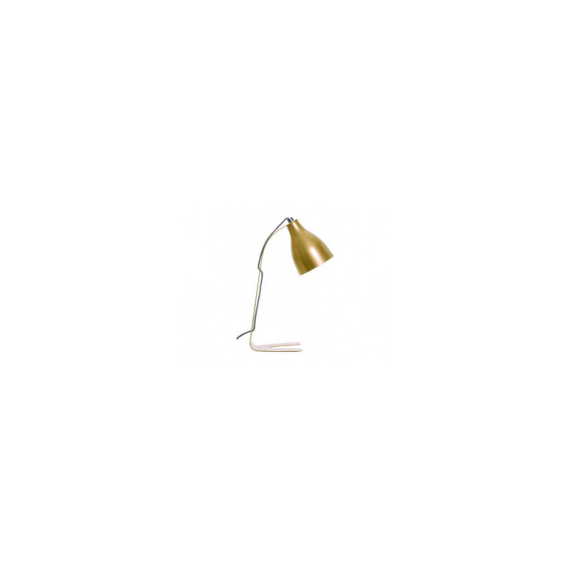 Barefoot bordlampe i messing farve fra Leitmotiv