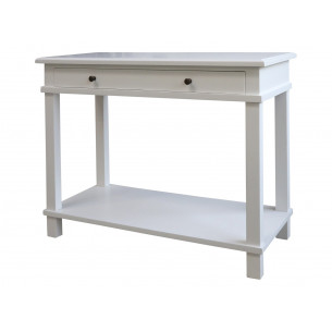 Kort anretterbord i hvid (L: 100 cm) fra Chic Antique