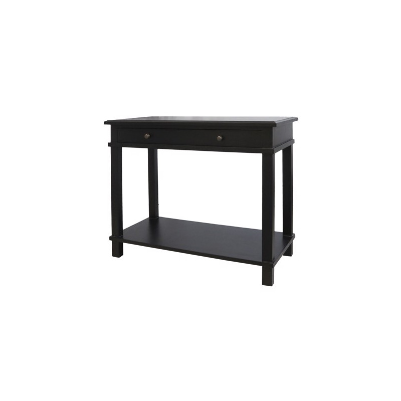Kort anretterbord i sort (L: 100 cm) fra Chic Antique