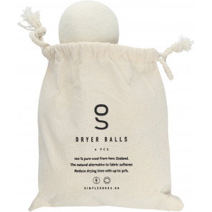Tørrebolde, pose med 4 stk fra Simple Goods