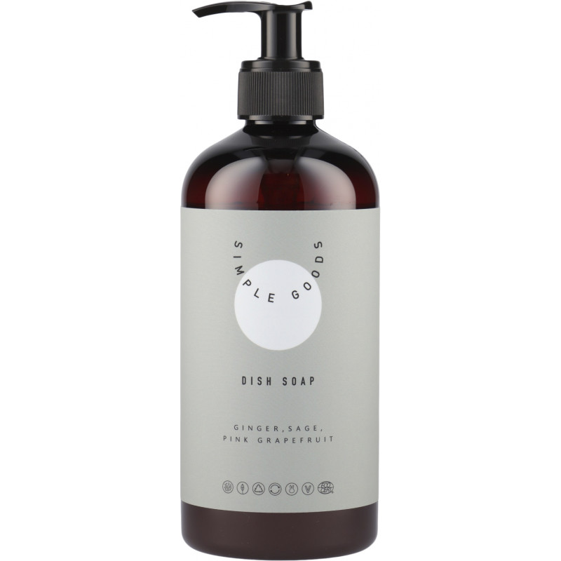 Opvaskemiddel (450 ml) med duft af ingefær, salvie og pink grape fra Simple Goods