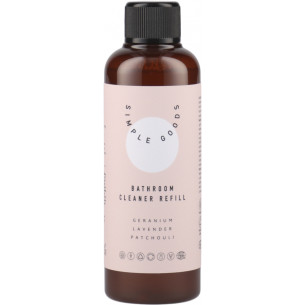 Refill til bad rengøring (100 ml) med duft af geranium, lavendel og patchouli fra Simple Goods