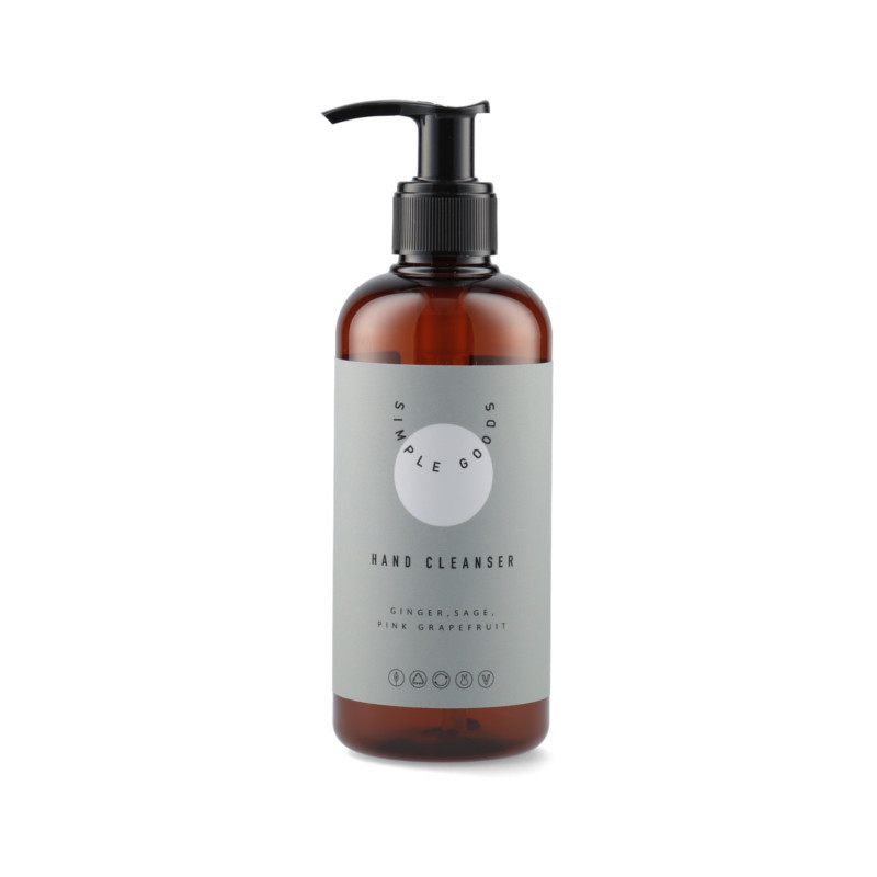 Håndrens (250 ml) med duft af ingefær, salvie og pink grape fra Simple Goods