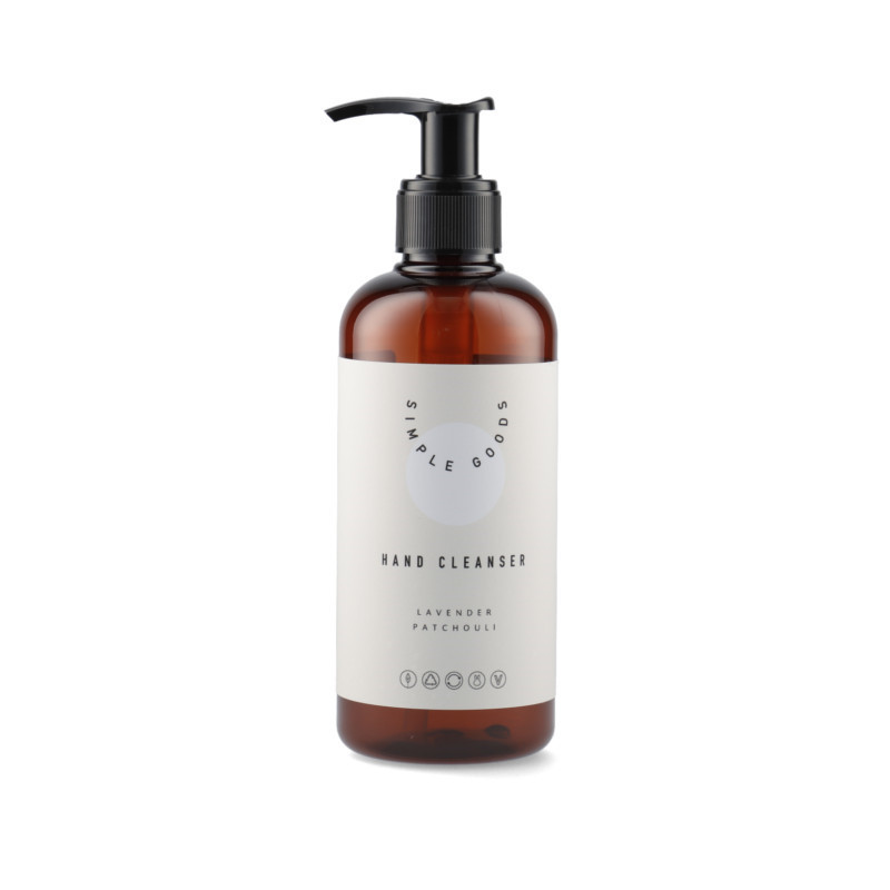 Håndrens (250 ml) med duft af lavendel og patchouli fra Simple Goods